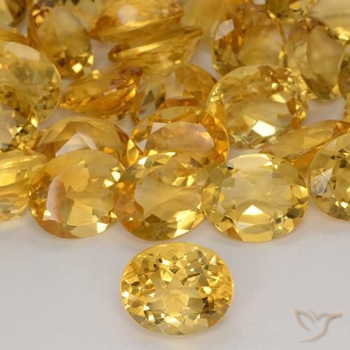 4.54ct طبيعي ذهبي سيترين, بيضوي, VVS-VS