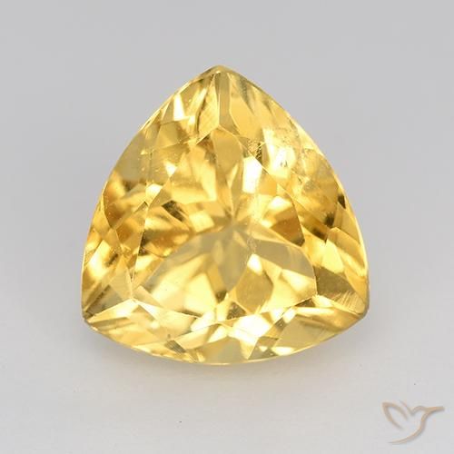 2.28ct طبيعي ذهبي سيترين, مثلثى, VVS-VS