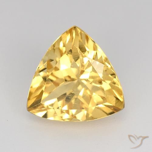 2.24ct طبيعي ذهبى فاتح-متوسط سيترين, مثلثى, VVS-VS