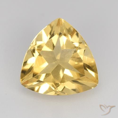 2.03ct طبيعي برتقالى ذهبة سيترين, مثلثى, VVS-VS