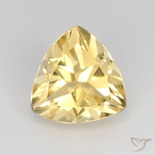 2.09ct طبيعي لون كريمى سيترين, مثلثى, VVS-VS