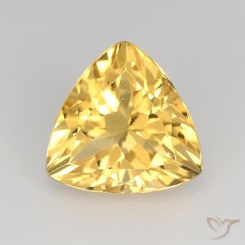 2.13ct طبيعي ذهبى لامع سيترين, مثلثى, VVS-VS