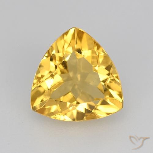 1.94ct طبيعي ذهبى لامع سيترين, مثلثى, VVS-VS