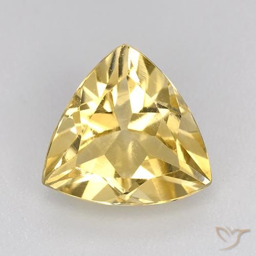 2.10ct طبيعي ذهبي سيترين, مثلثى, VVS-VS