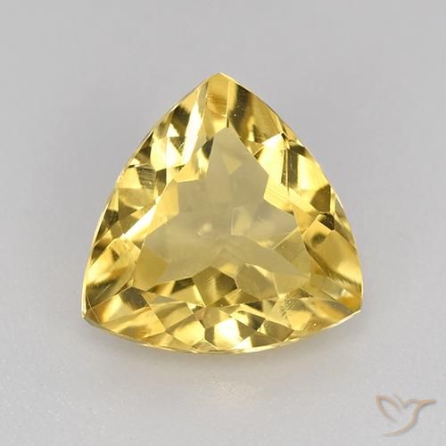 1.82ct طبيعي ذهب سيترين, مثلثى, VVS-VS