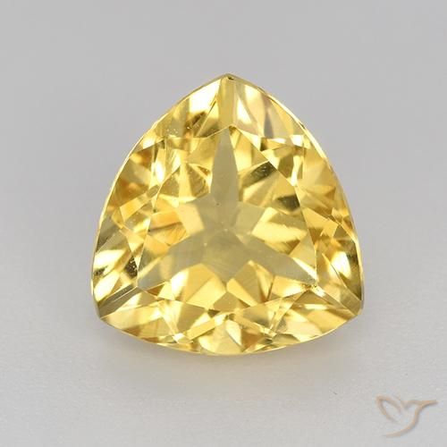 2.37ct طبيعي ذهبي سيترين, مثلثى, VVS-VS