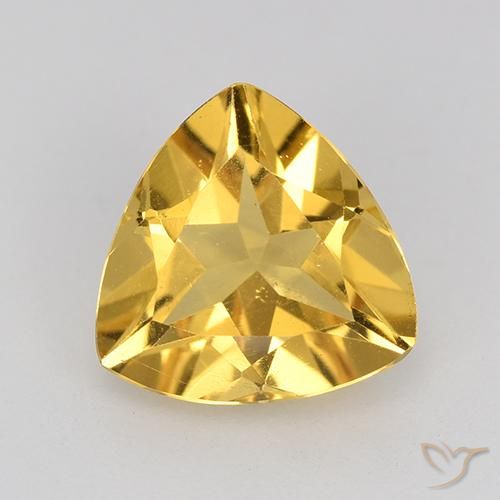 2.12ct طبيعي ذهبي سيترين, مثلثى, VVS-VS