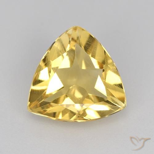 1.84ct طبيعي ذهبى متوسط سيترين, مثلثى, VVS-VS
