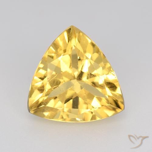 2.21ct طبيعي ذهبى متوسط سيترين, مثلثى, VVS-VS