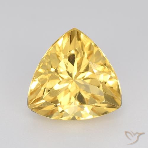 2.38ct طبيعي ذهبى متوسط سيترين, مثلثى, VVS-VS