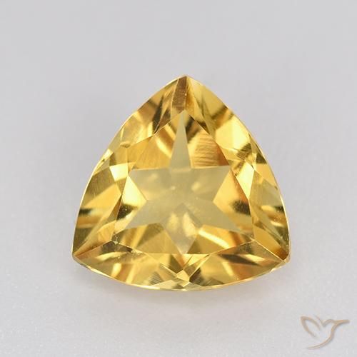 2.05ct طبيعي ذهبي سيترين, مثلثى, VVS-VS
