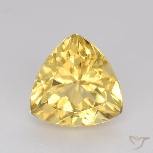 2.50ct طبيعي ذهب سيترين, مثلثى, VVS-VS