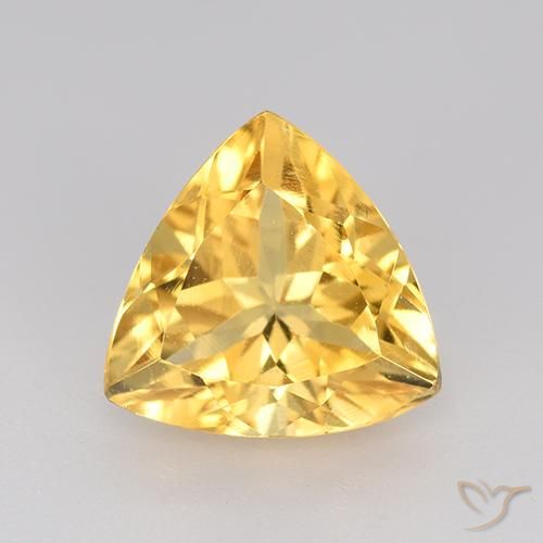 2.08ct طبيعي ذهبي سيترين, مثلثى, VVS-VS