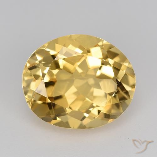 4.47ct طبيعي ذهب سيترين, بيضوي, VVS-VS