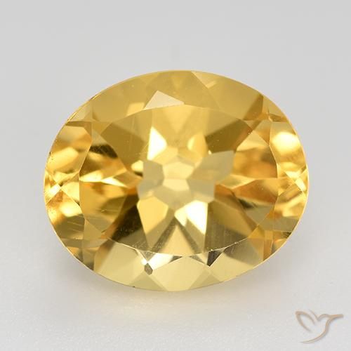 4.73ct طبيعي ذهبى لامع سيترين, بيضوي, VVS-VS