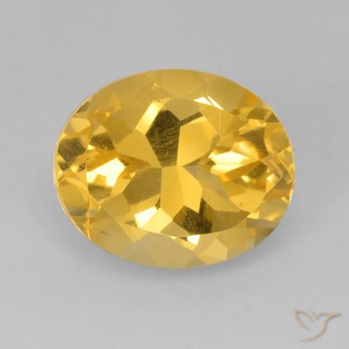 4.43ct طبيعي ذهبى لامع سيترين, بيضوي, VVS-VS