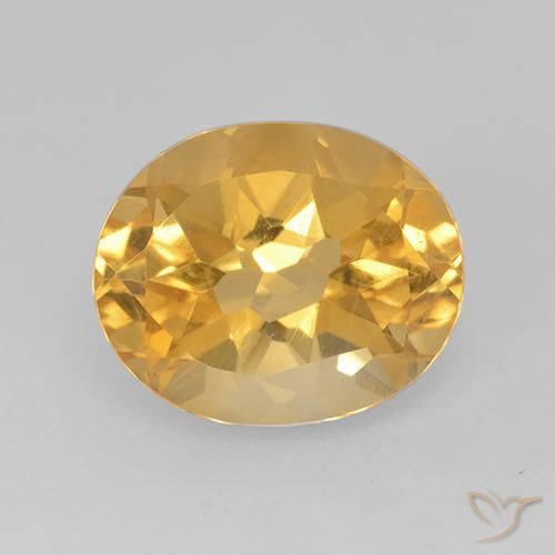 5.13ct طبيعي ذهبى داكن سيترين, بيضوي, VVS-VS