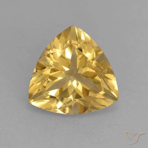 2.11ct طبيعي برتقالى ذهبة سيترين, مثلثى, VVS-VS