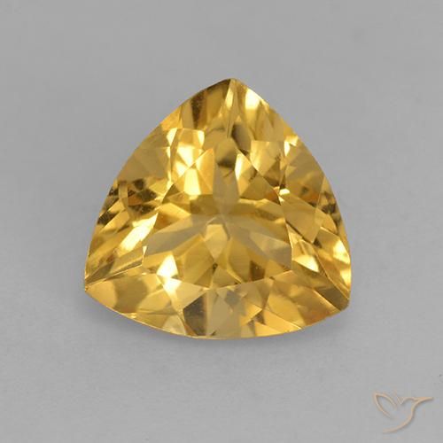 1.97ct طبيعي برتقالى ذهبة سيترين, مثلثى, VVS-VS