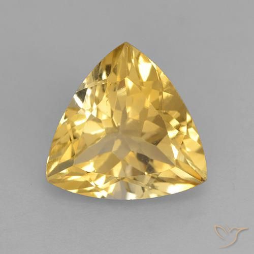 2.28ct طبيعي ذهب سيترين, مثلثى, VVS-VS
