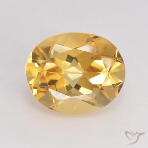 3.33ct طبيعي ذهبي سيترين, بيضوي, VVS-VS