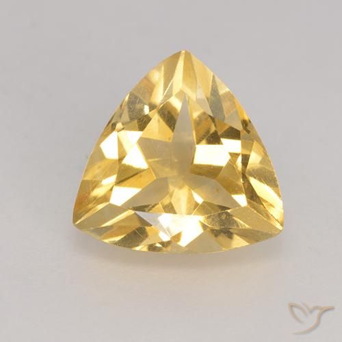 2.31ct طبيعي ذهبى متوسط سيترين, مثلثى, قليلا جدا