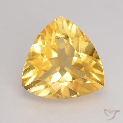 1.98ct طبيعي ذهبي سيترين, مثلثى, VVS-VS