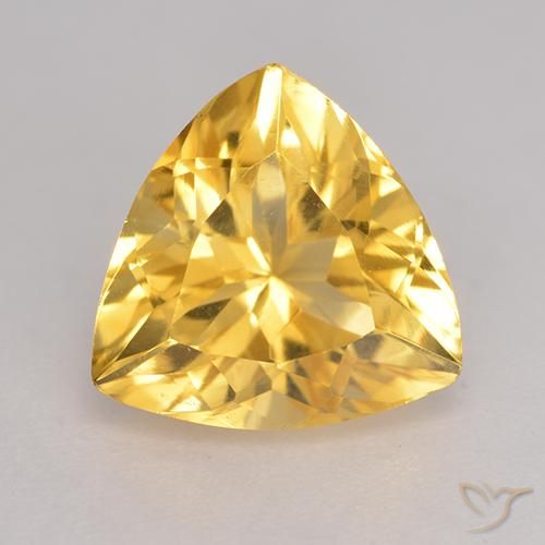 2.15ct طبيعي ذهبي سيترين, مثلثى, VVS-VS