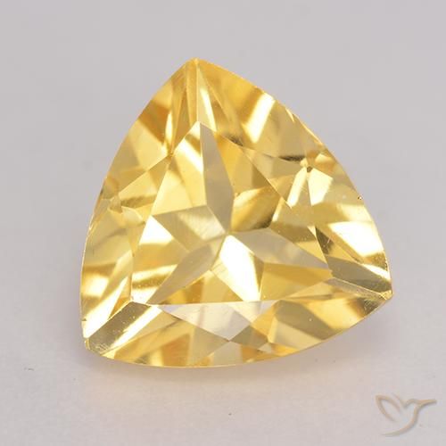 2.21ct طبيعي ذهبي سيترين, مثلثى, VVS-VS
