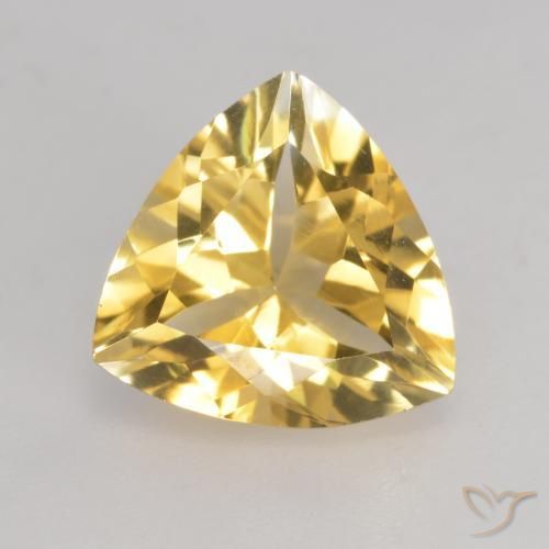 2.18ct طبيعي ذهبي سيترين, مثلثى, VVS-VS