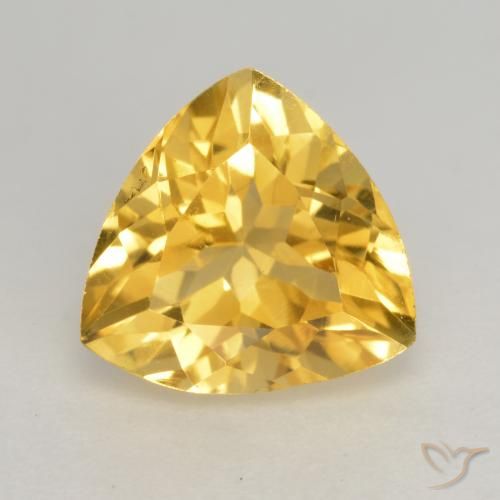 2.13ct طبيعي ذهبى متوسط سيترين, مثلثى, VVS-VS