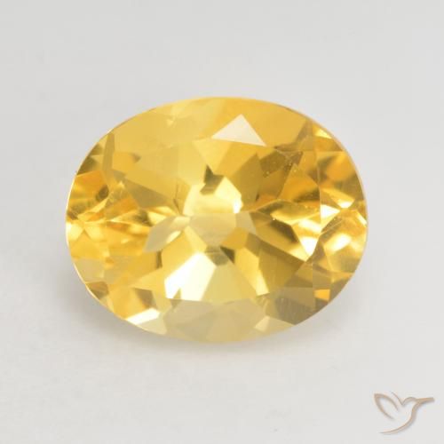 3.66ct طبيعي ذهب سيترين, بيضوي, VVS-VS