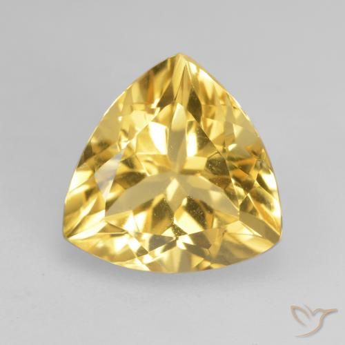2.31ct طبيعي برتقالى ذهبة سيترين, مثلثى, VVS-VS
