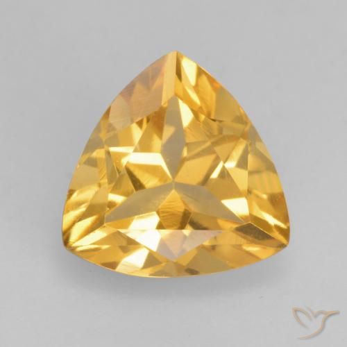 1.68ct طبيعي برتقالى ذهبة سيترين, مثلثى, قليلا جدا
