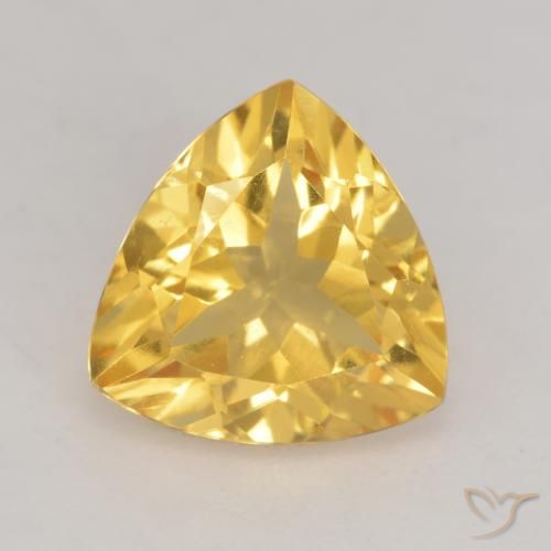 2.10ct طبيعي ذهبي سيترين, مثلثى, VVS-VS