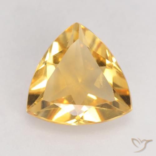 1.99ct طبيعي ذهبى لامع سيترين, مثلثى, VVS-VS