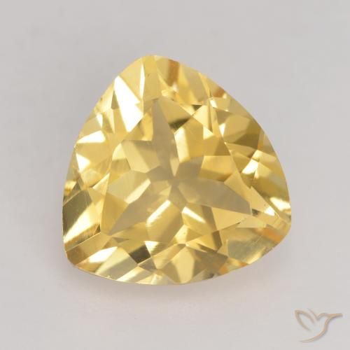 1.88ct طبيعي ذهب سيترين, مثلثى, VVS-VS