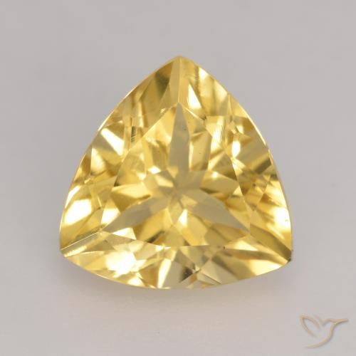 2.06ct طبيعي ذهب سيترين, مثلثى, VVS-VS
