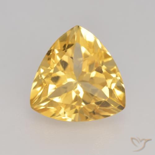 2.29ct طبيعي ذهبى لامع سيترين, مثلثى, VVS-VS
