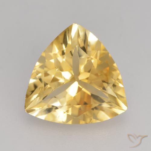 2.25ct طبيعي ذهب سيترين, مثلثى, VVS-VS