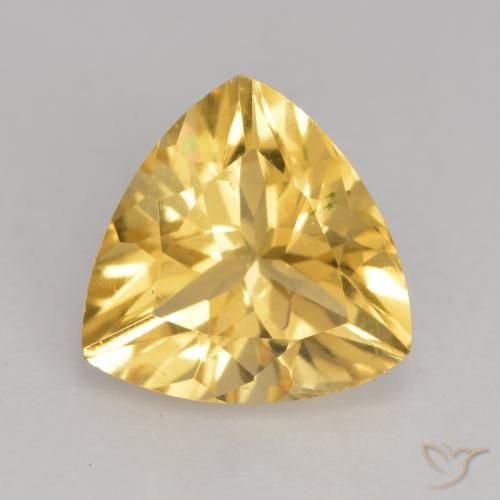 2.03ct طبيعي ذهبى متوسط سيترين, مثلثى, VVS-VS