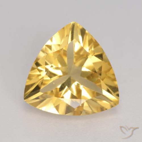2.02ct طبيعي ذهب سيترين, مثلثى, VVS-VS