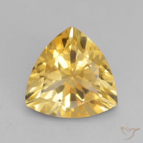 2.27ct طبيعي ذهبى متوسط سيترين, مثلثى, VVS-VS