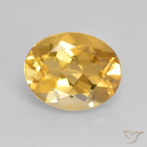 3.19ct طبيعي ذهب سيترين, بيضوي, VVS-VS