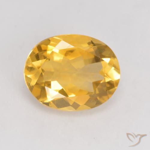3.13ct طبيعي ذهبى لامع سيترين, بيضوي, VVS-VS