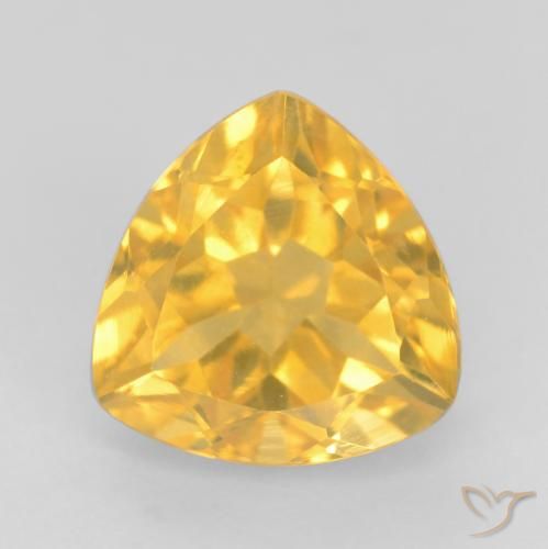 1.79ct طبيعي ذهبى لامع سيترين, مثلثى, VVS-VS