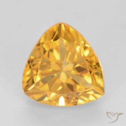 1.65ct طبيعي برتقالى ذهبة سيترين, مثلثى, VVS-VS