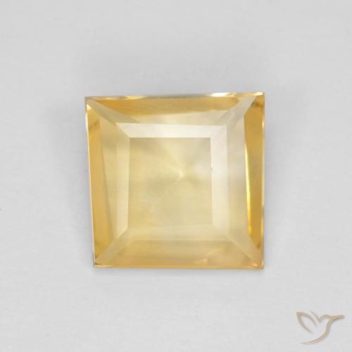 1.17ct طبيعي ذهب سيترين, مربع, قليلا جدا