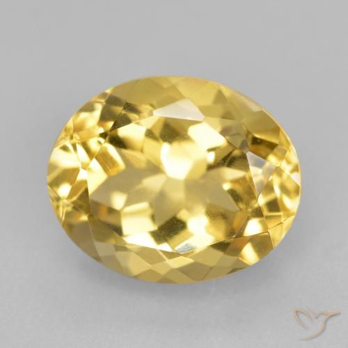 4.38ct طبيعي برتقالى ذهبة سيترين, بيضوي, VVS-VS
