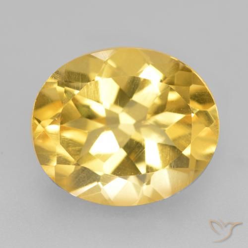 4.66ct طبيعي برتقالى ذهبة سيترين, بيضوي, قليلا جدا